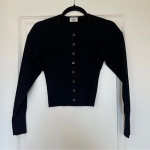 Aritzia Wilfred Golightly cardigan black xxs